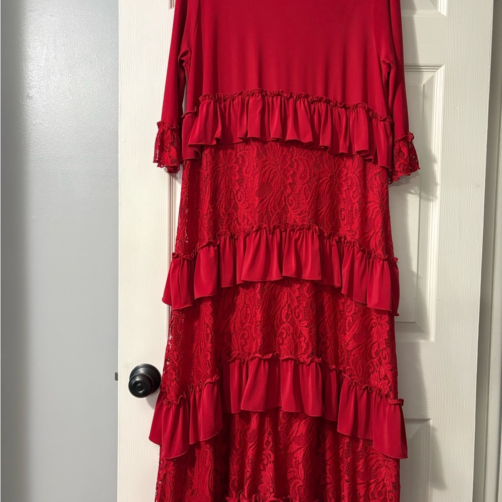 Zadie B’s  beautiful red dress